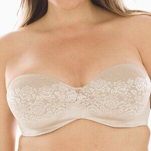 Soma Stunning Support Strapless Bra 40DD Women Underwire Lined multi way